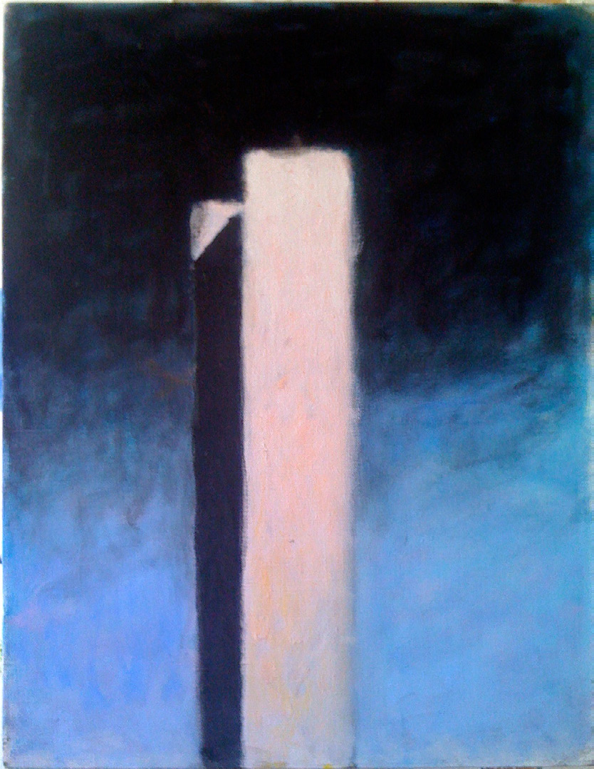 Towers, oil painting by New York artist Michael diCanio