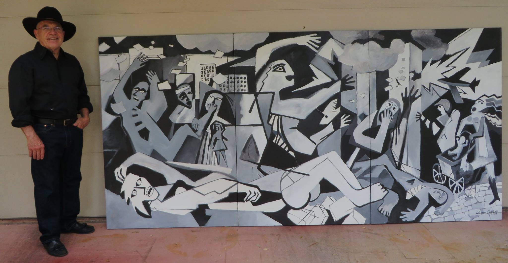 911 with Guernica influence