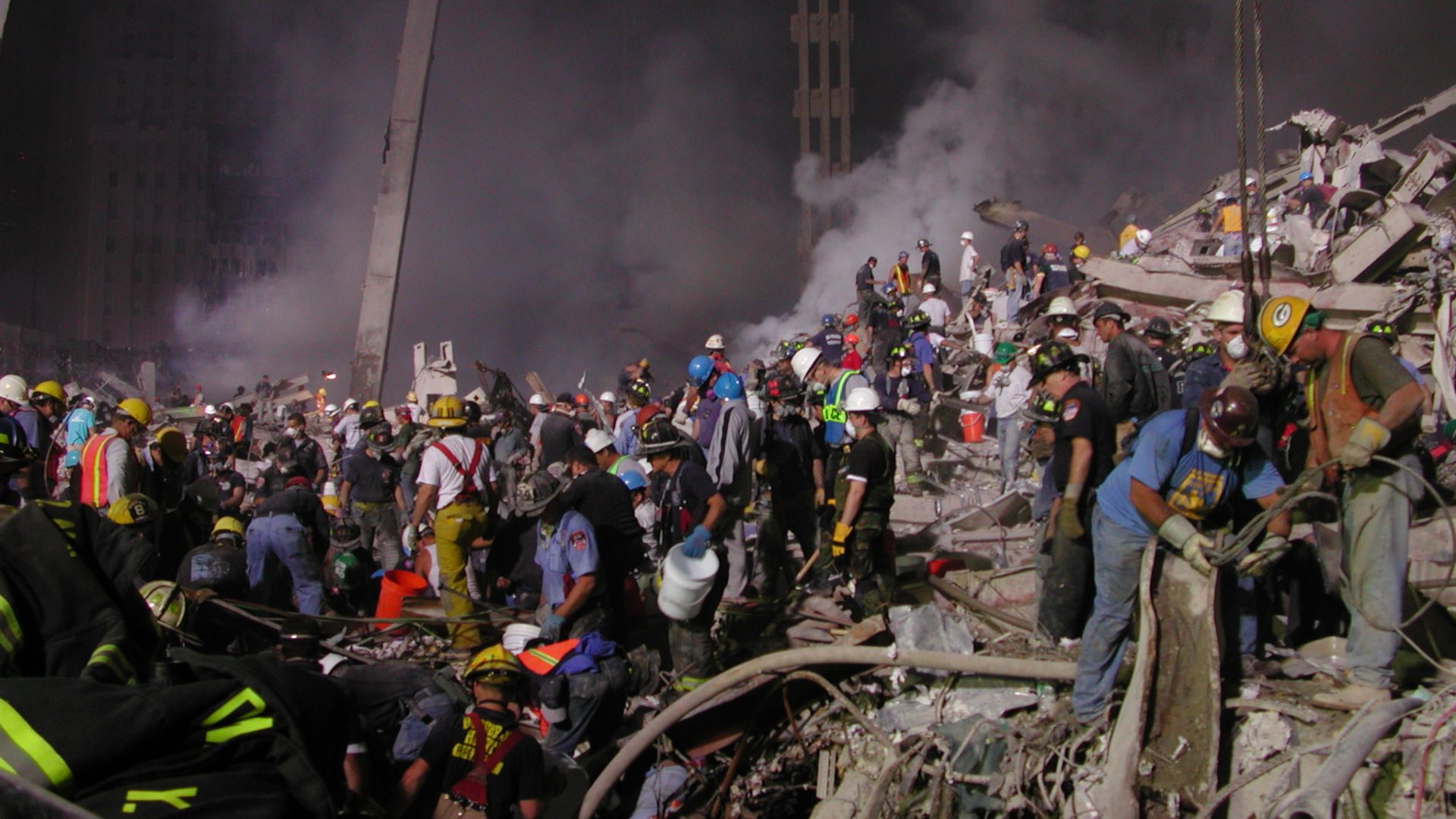 Destruction at Ground Zero