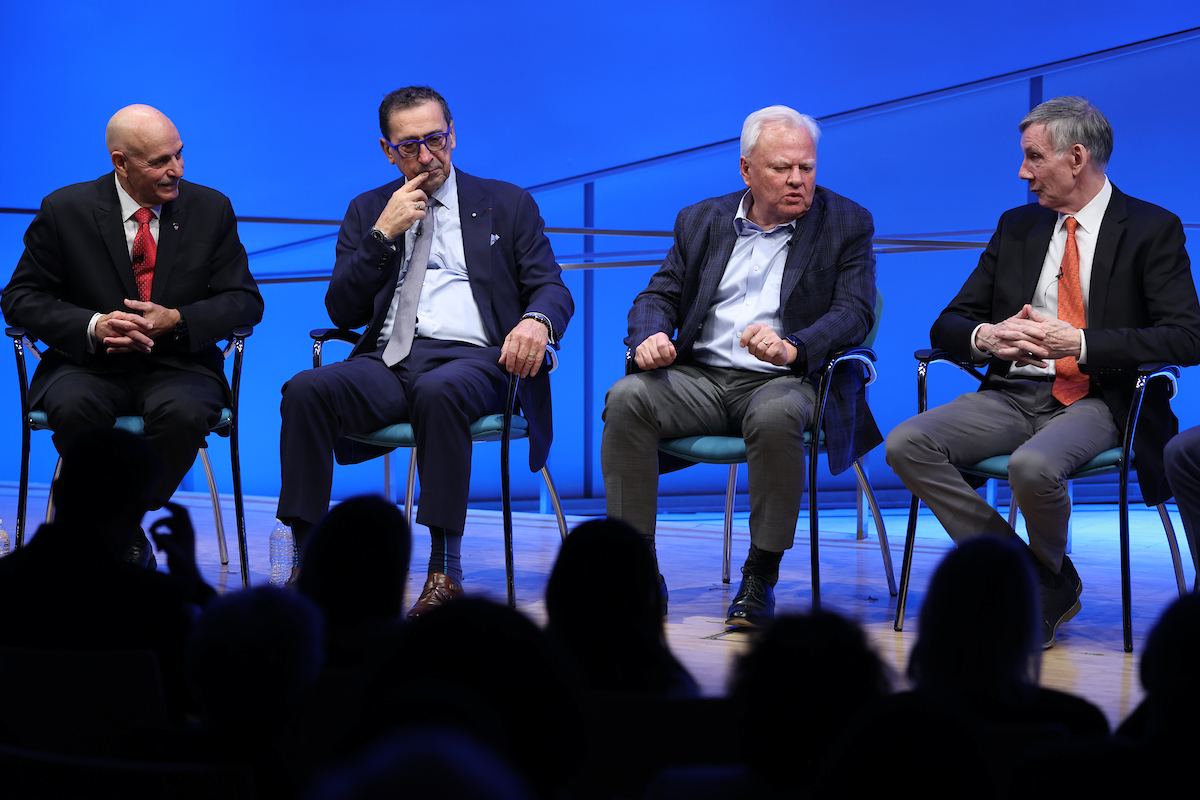 Four panelists at the Museum
