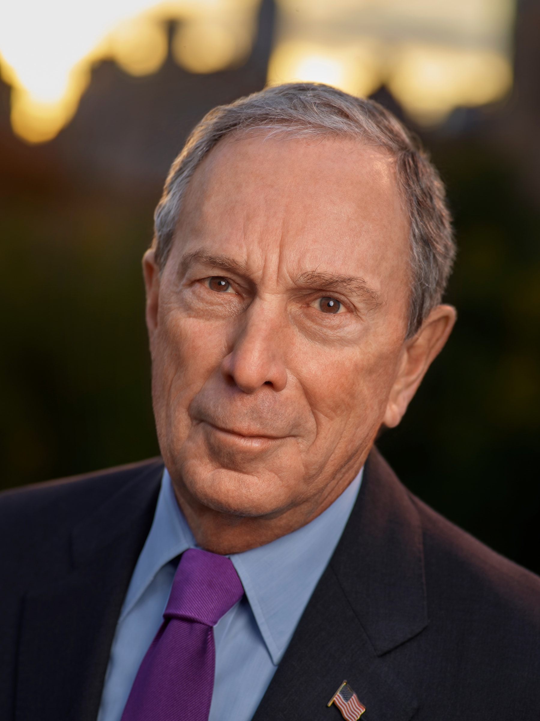 Michael R. Bloomberg, the entrepreneur, philanthropist, former New York City mayor, and chairman of the 9/11 Memorial & Museum, smiles for a portrait photo.