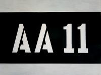 This is a picture of the flight number of the first plane crashed into the World Trade Center on 9/11/2001.