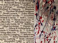 This is a closeup of a portion of the painting "Connected Souls".