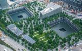 Aerial view of the 9/11 Memorial & Museum.